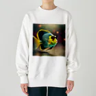 ゆるひつじのパリピ熱帯魚くん Heavyweight Crew Neck Sweatshirt