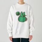 nagiのチョコミントmeme Heavyweight Crew Neck Sweatshirt