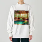 sauna_animalのsauna animal ㉕ Heavyweight Crew Neck Sweatshirt