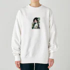 AQUAMETAVERSEの百合に囲まれた、娘　なでしこ1478 Heavyweight Crew Neck Sweatshirt