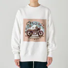 the blue seasonの夢のバブルライド Heavyweight Crew Neck Sweatshirt