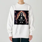 かるるんショップのスケルトン　見えた未来の保証は致し兼ねる Heavyweight Crew Neck Sweatshirt