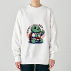 Mushikingの武道カメ Heavyweight Crew Neck Sweatshirt