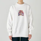 ryu_fashionの【可愛い】美少女魔法使い3 Heavyweight Crew Neck Sweatshirt