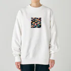 hayato0402の美味しそうなお寿司 Heavyweight Crew Neck Sweatshirt