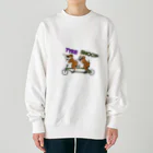 ぱぐもどきの2人乗りのふたり Heavyweight Crew Neck Sweatshirt