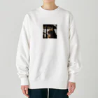 feliceのタワーに登っている猫 Heavyweight Crew Neck Sweatshirt