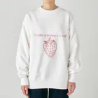 納豆ごはんのA mouthful of strawberries is so sweet! Heavyweight Crew Neck Sweatshirt