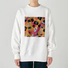 ビビッドストアの韓国スタイル✨ Heavyweight Crew Neck Sweatshirt