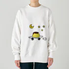 愛と幸せの魔法使いの月夜に駆けるプリン Heavyweight Crew Neck Sweatshirt