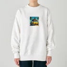 c-kichiの海辺のフォルクスワーゲン Heavyweight Crew Neck Sweatshirt