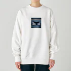 てぃっちゃんのクジラの尾 Heavyweight Crew Neck Sweatshirt