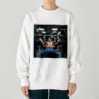 masa11253345の筋トレの定番、ベンチプレス！ Heavyweight Crew Neck Sweatshirt