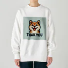 keikei5の魅力的な柴犬 Heavyweight Crew Neck Sweatshirt