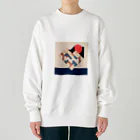 Vintage Hi-Tecのハート Heavyweight Crew Neck Sweatshirt