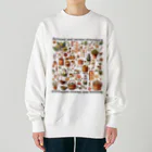 nekosenshiのごちゃごちゃカフェ小物 Heavyweight Crew Neck Sweatshirt