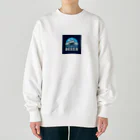 オキナワンストアの蒼のビールくん Heavyweight Crew Neck Sweatshirt