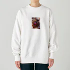 AQUAMETAVERSEの知恵を授けるふくろう　なでしこ1478 Heavyweight Crew Neck Sweatshirt