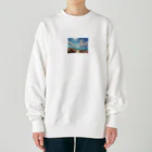 ウェブエンパイアの古（いにしえ）に、太陽の下に海洋と海草がありけり Heavyweight Crew Neck Sweatshirt