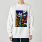 GALLERY misutawoのイタリア ヴェネツィアのサン・バルナバ橋 Heavyweight Crew Neck Sweatshirt