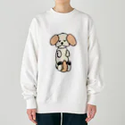 チワシーのくるみの眠いときに触らないでほしいワン（チワシー） Heavyweight Crew Neck Sweatshirt