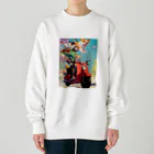 AQUAMETAVERSEのワンちゃん休日を楽しむ　なでしこ1478 Heavyweight Crew Neck Sweatshirt