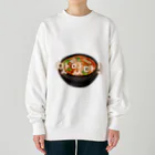 納豆ごはんの韓国料理　맛있다! Heavyweight Crew Neck Sweatshirt