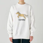 umanoshippoの駆ける Heavyweight Crew Neck Sweatshirt