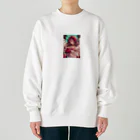 AQUAMETAVERSEのバラ好きの女性　なでしこ1478 Heavyweight Crew Neck Sweatshirt