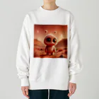 うるちゃんねるの火星で待ってるカセイくん Heavyweight Crew Neck Sweatshirt