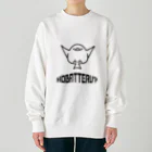 MtDesignShopのHOBATTERU?(黒) Heavyweight Crew Neck Sweatshirt