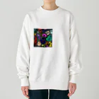 アニマルずのカラフル王国 Heavyweight Crew Neck Sweatshirt