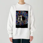 mermaidの人魚とフラワーリース Heavyweight Crew Neck Sweatshirt