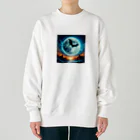 終わらない夢🌈の神秘的な世界🌕 Heavyweight Crew Neck Sweatshirt