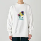 CAT LOVERSのCAT LOVE 猫愛❤️ Heavyweight Crew Neck Sweatshirt