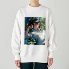 AQUAMETAVERSEの寝ぼけ顔　なでしこ1478 Heavyweight Crew Neck Sweatshirt