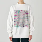 納豆ごはんの電流 Heavyweight Crew Neck Sweatshirt