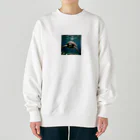 MK76のウミガメ Heavyweight Crew Neck Sweatshirt