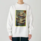 KHD888の馬喰町初音の馬場 Heavyweight Crew Neck Sweatshirt