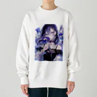 AQUAMETAVERSEの花菖蒲の優美な香り　BLUE PLUM  691 Heavyweight Crew Neck Sweatshirt