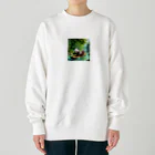 nagisa_riumanの冒険パンダ Heavyweight Crew Neck Sweatshirt