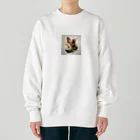 チワワ愛好家ショップのペット愛好家にぴったりのアート作品✨ Heavyweight Crew Neck Sweatshirt