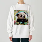 FUJISHIKAのPANDA ENRICH YOUR HEART Heavyweight Crew Neck Sweatshirt