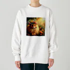 Y m @Y's shopのメインクーンと花冠 Heavyweight Crew Neck Sweatshirt