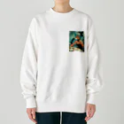 AQUAMETAVERSEのティファニーでお茶を　Hime  2530 Heavyweight Crew Neck Sweatshirt