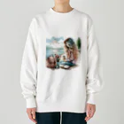 なこのCoffee Break  Heavyweight Crew Neck Sweatshirt