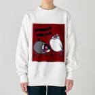 ちゅん屋の地獄の文鳥 Heavyweight Crew Neck Sweatshirt