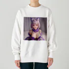 LONGSTONEのAI最強美少女 Heavyweight Crew Neck Sweatshirt