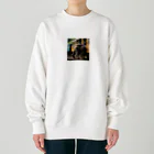 ミスターの汽車と象 Heavyweight Crew Neck Sweatshirt