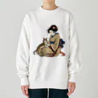 Be.BonHa 【ビーボナ】のいつの時代も猫が好き Heavyweight Crew Neck Sweatshirt